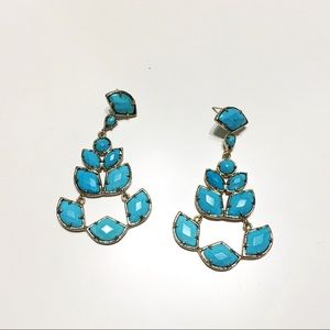 Kendra Scott Turquoise Chandelier Earrings